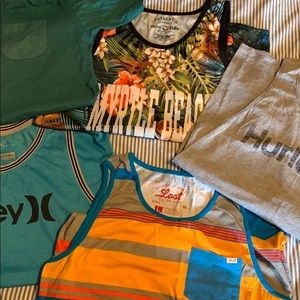 5 tank tops/t shirt-Hurley Billabong